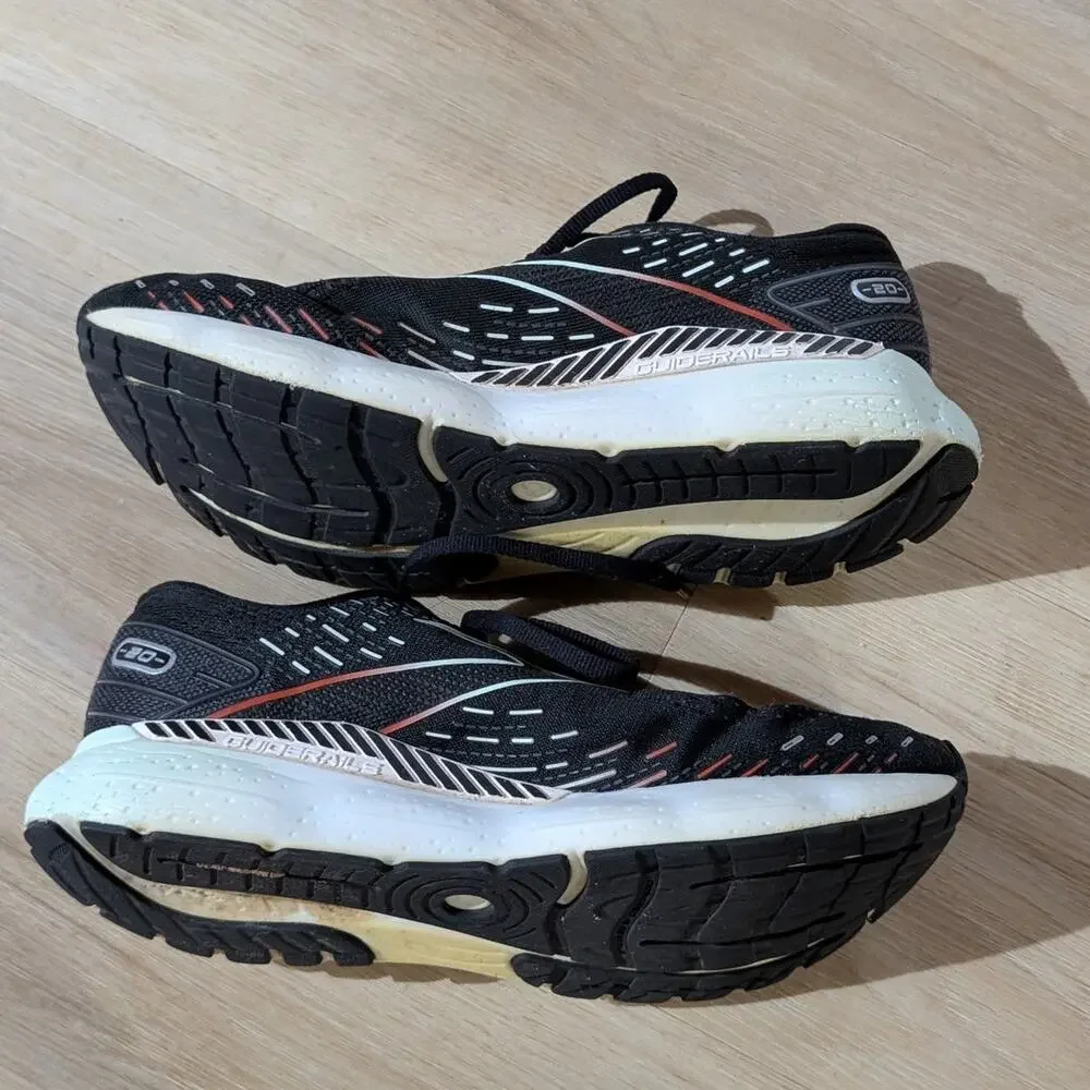 Brooks | Glycerin GTS 20 Black Red Opal Running Shoes | Women's Size 9.5